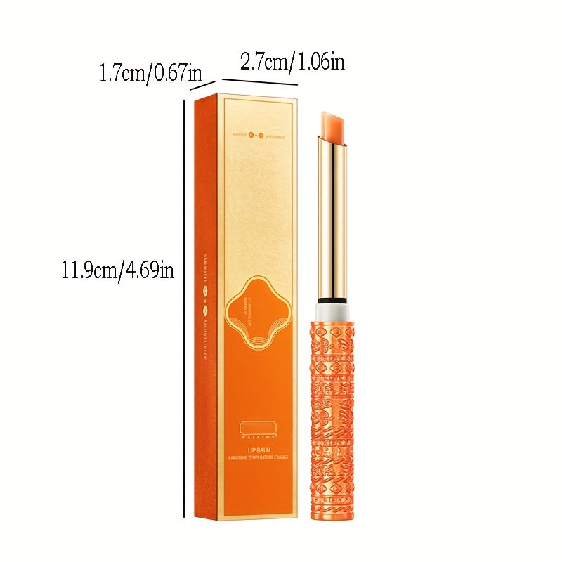 Carotene Moisturizing Lip Balm Temperature Change Improves Drying And Cracking