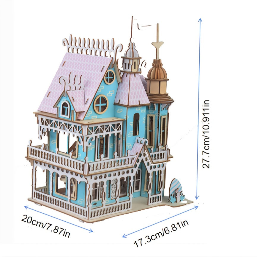 Dream Villa DIY 3D Wooden Puzzle Model