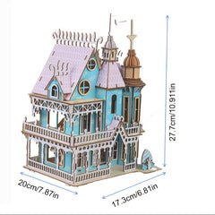 Dream Villa DIY 3D Wooden Puzzle Model