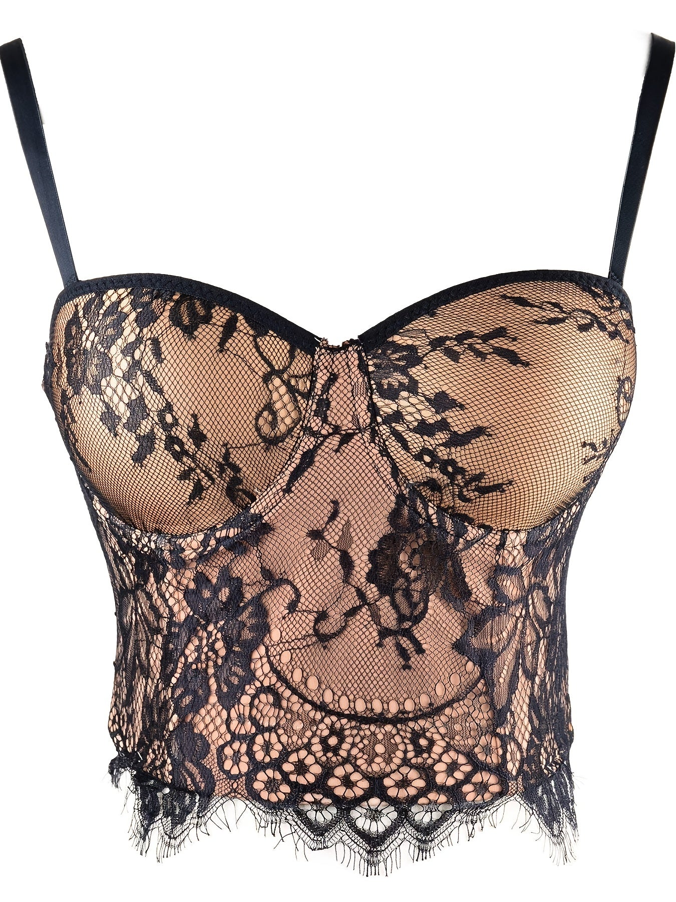 Lace Bustier Corset Top Tummy Control Body Shaper
