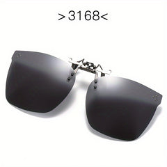 Men's Clip on Flip Up Polarizing Sunglasses Driving Glasses