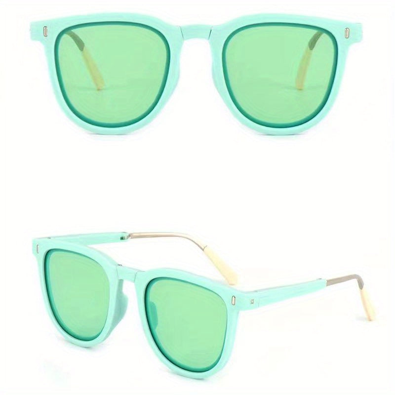 Men's Foldable Sunglasses Outdoor Sports with Case