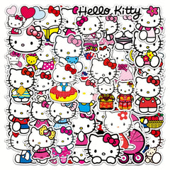 50pcs Anime Cartoon Graffiti Stickers Waterproof for Laptop Motorcycle Car