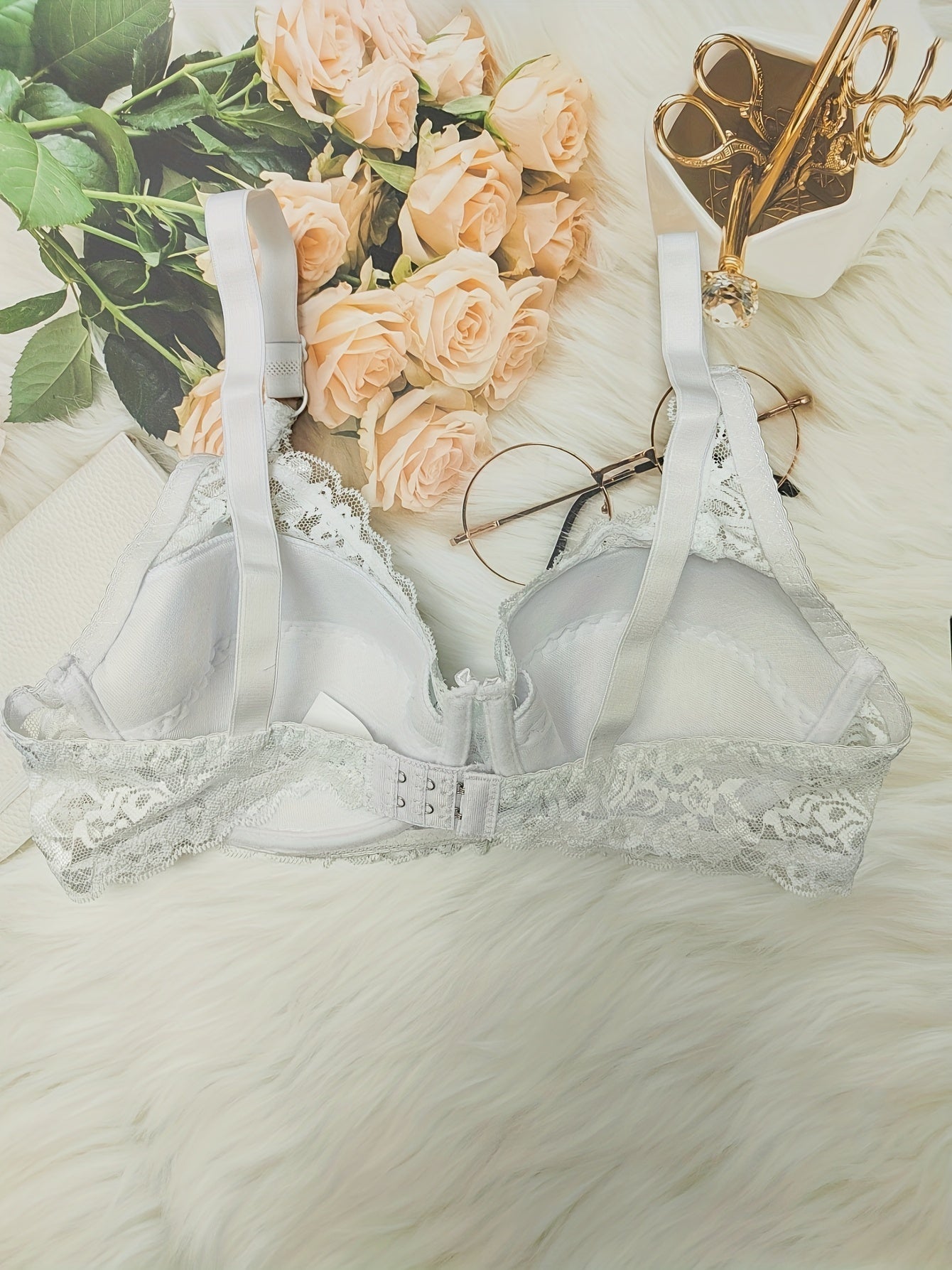 Lace Push Up Bra Comfy & Breathable Women's Lingerie