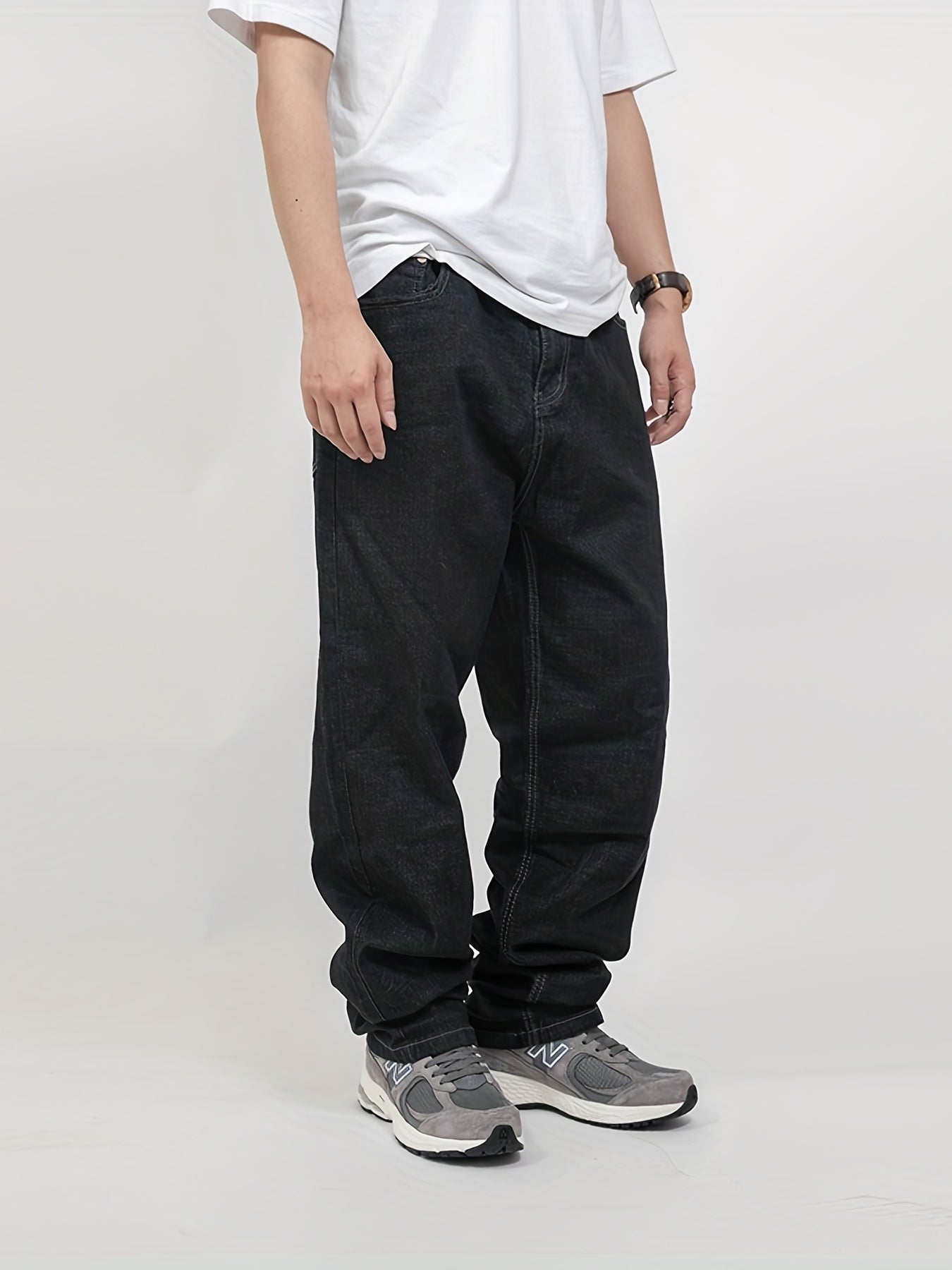 Men's Stretch Denim Pants Casual Street Style Jeans