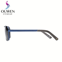 Retro Polarized Aviator Sunglasses Vintage Square 70s Shades UV Protection