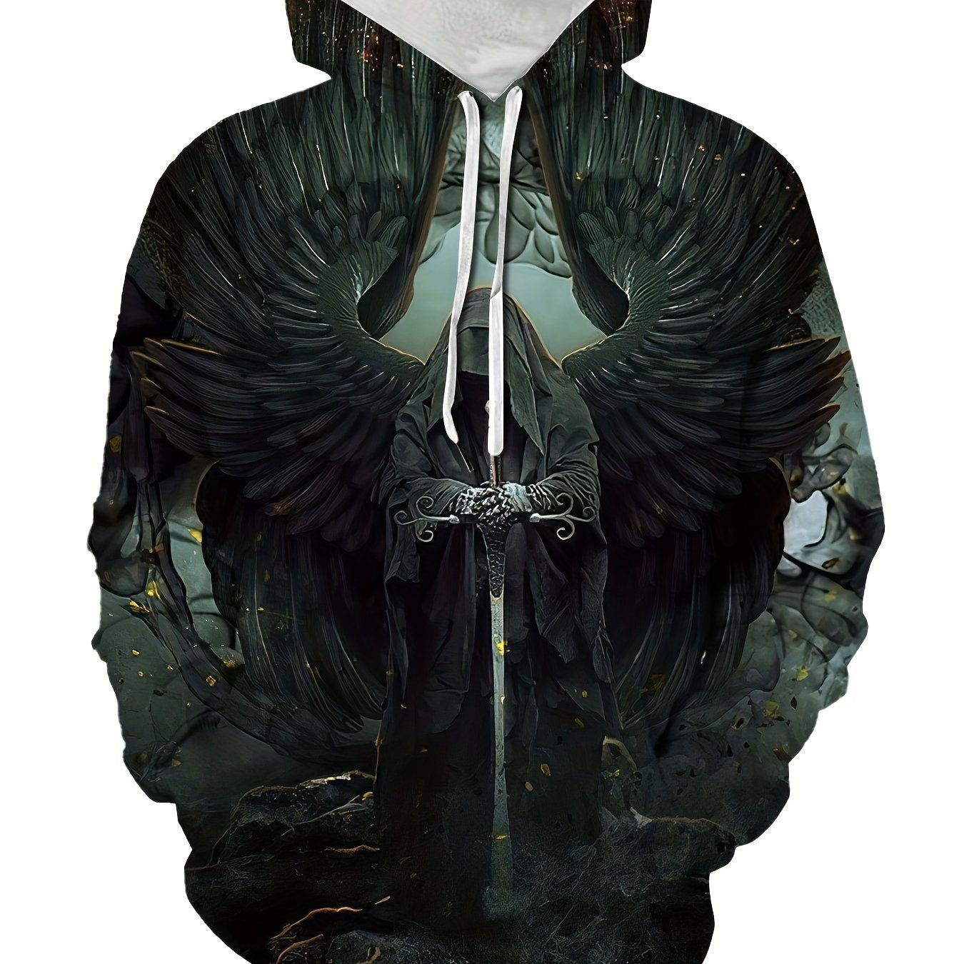 Men's Casual 3D Print Hoodie Hooded Sweatshirt