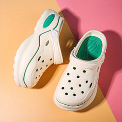 Women's Breathable Closed Toe Slip On Clogs