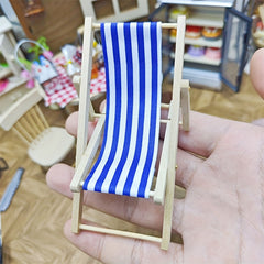 Wooden Beach Chair Mini Furniture Outdoor Lounge Chair