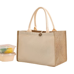 Canvas Bag Handbag Versatile Grocery Bag Casual Shopping Bag