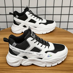Men's Breathable Chunky Sneakers Elevator Shoes Footwear