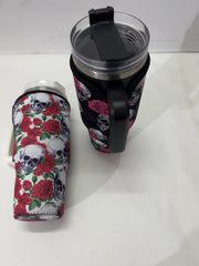 Skull Water Bottle Cover for 40oz Tumbler