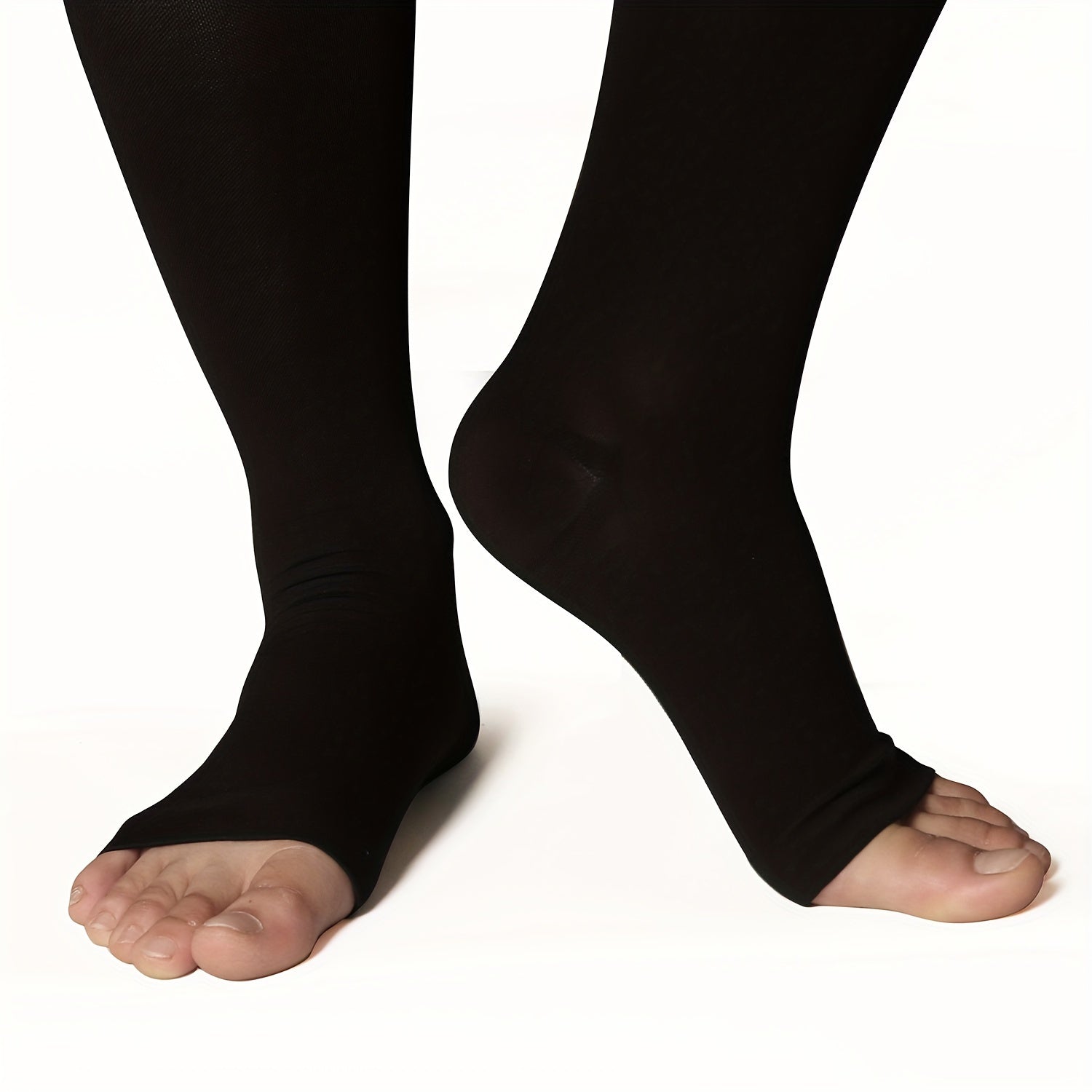 Thigh High Compression Stockings 20-30mmHg Toeless Unisex Leg Support Hose