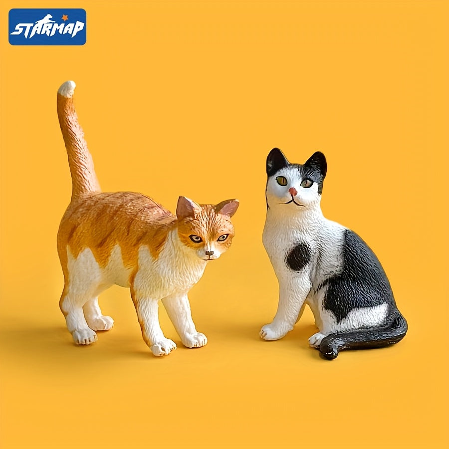 Siamese Cat Simulation Model Desk Decoration Toy