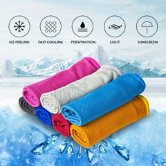 Microfiber Cooling Towel for Gym Travel Yoga Camping Running Outdoor Sport