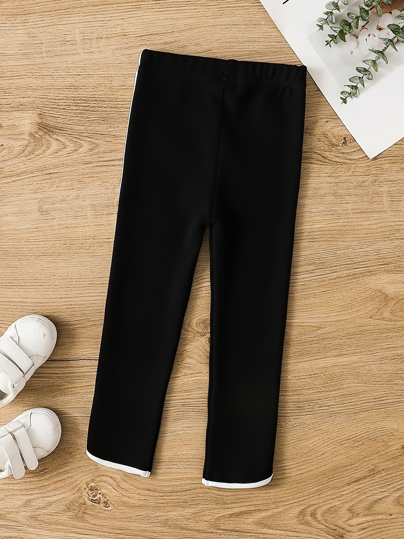 Girls Striped Leggings for Winter Sports