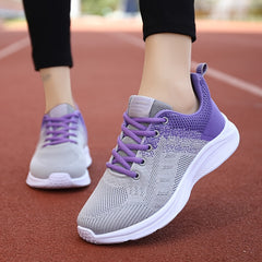 Women's Breathable Ombre Running Shoes Non Slip Sneakers