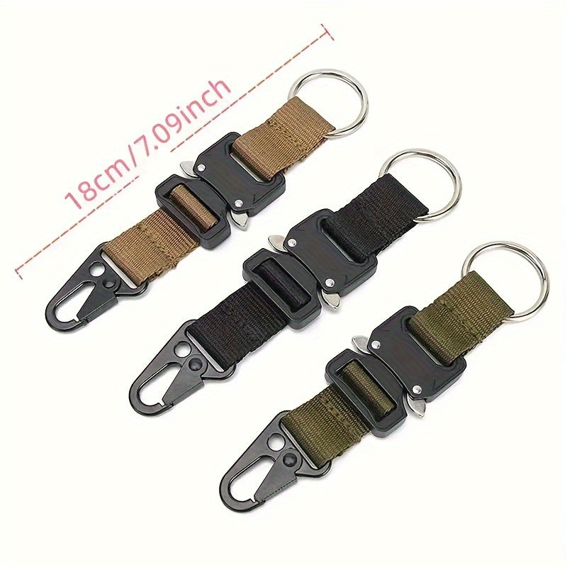 Durable Nylon Keychain for Camping & Hiking