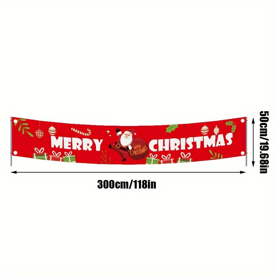 Christmas Banner Indoor/Outdoor Party Decoration Supplies