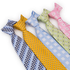 Men's Classic Business Tie in Navy Blue