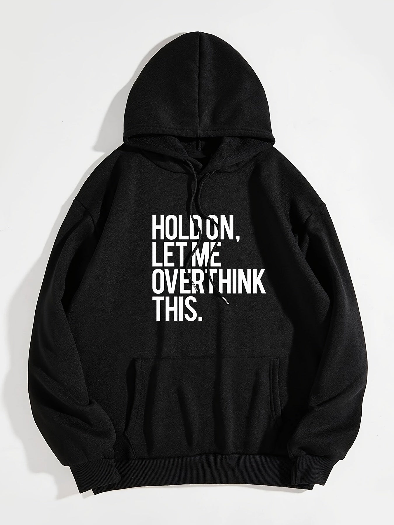 Casual Drawstring Hoodie Sweatshirt with Pocket