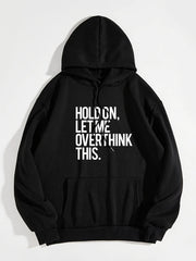 Casual Drawstring Hoodie Sweatshirt with Pocket