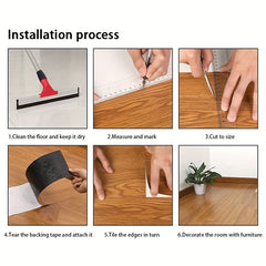 Self Adhesive PVC Flooring for Rental Housing - Wooden Flooring for Bedrooms