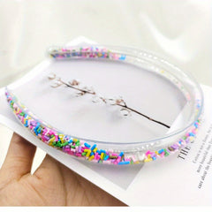 Kids Transparent Sequin Headwear Hair Accessories