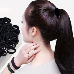 20pcs Solid Hair Band Elastic Hair Band Hair Accessories Casual Hair Ties