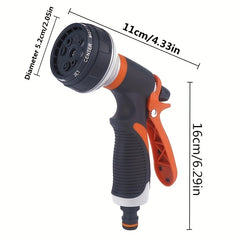 Functional Garden Hose Nozzle Water Gun Sprayer for Household Car Wash