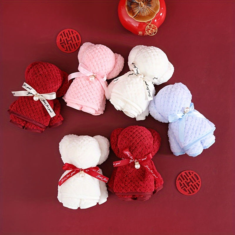 Bear Towel Hand Holding Towel Small Gift For Family Christmas Gift