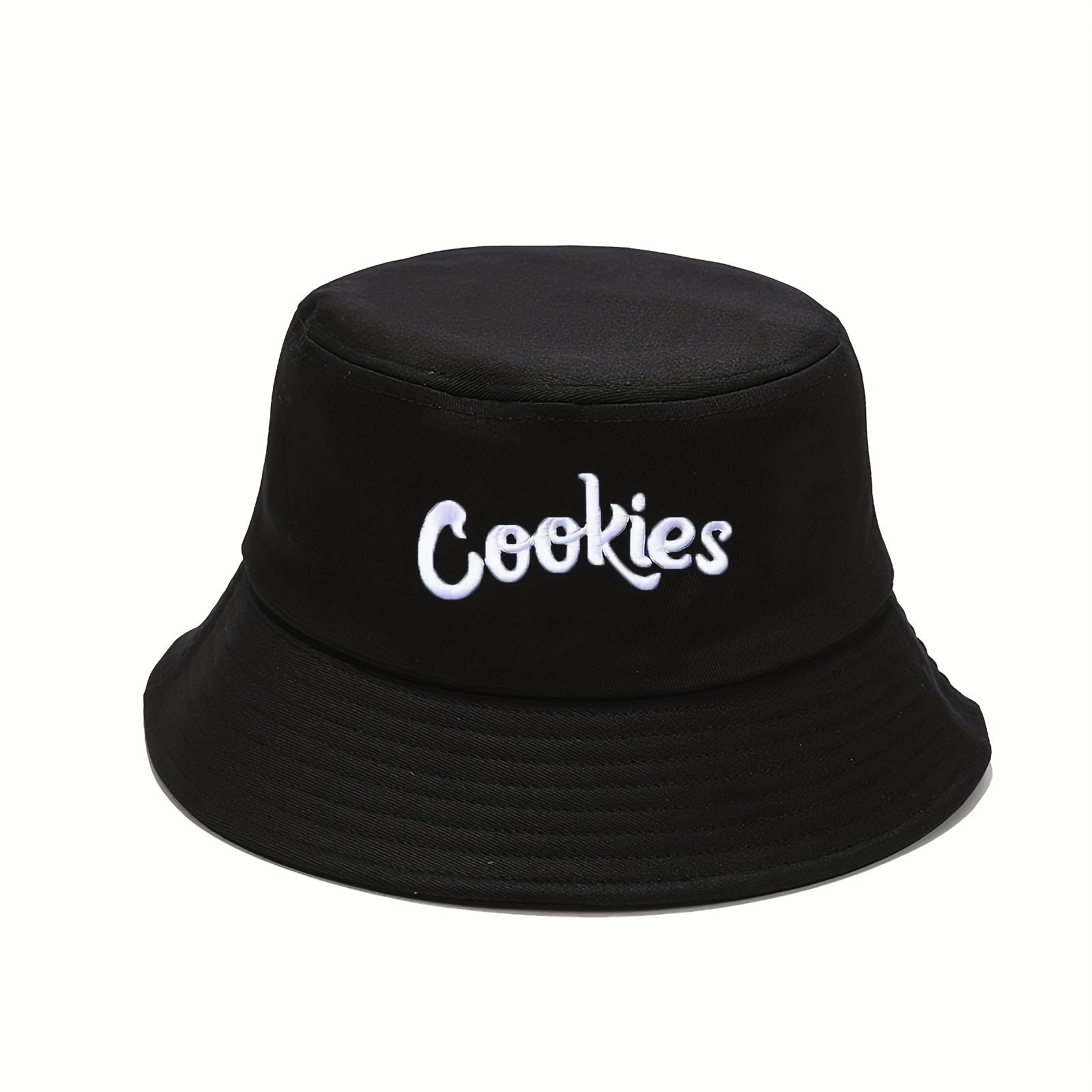 Letter Embroidered Bucket Hat Classic Candy Sunscreen Sun Hat Unisex