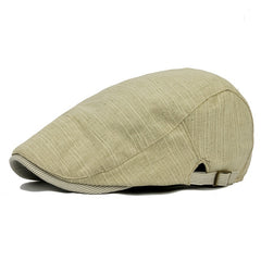 Vintage Cabbie Duckbill Beret Newsboy Hat Flat Brim Cap