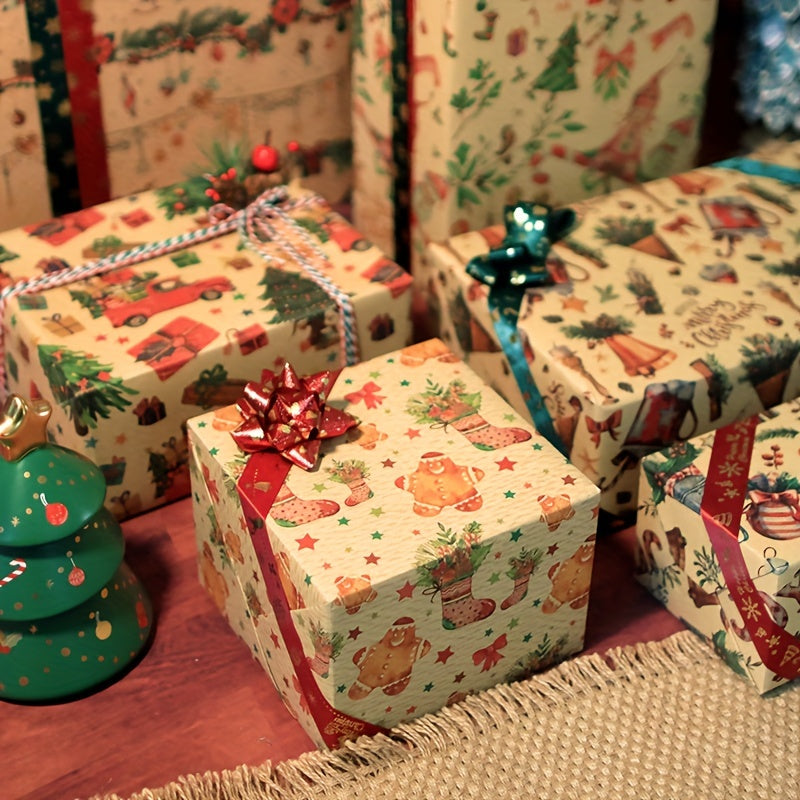 Colorful Cartoon Birthday Gift Wrapping Paper Roll