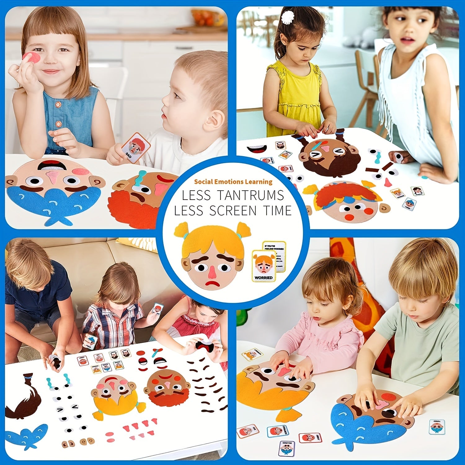 Craftstory Emotions Cards for Making Faces Game