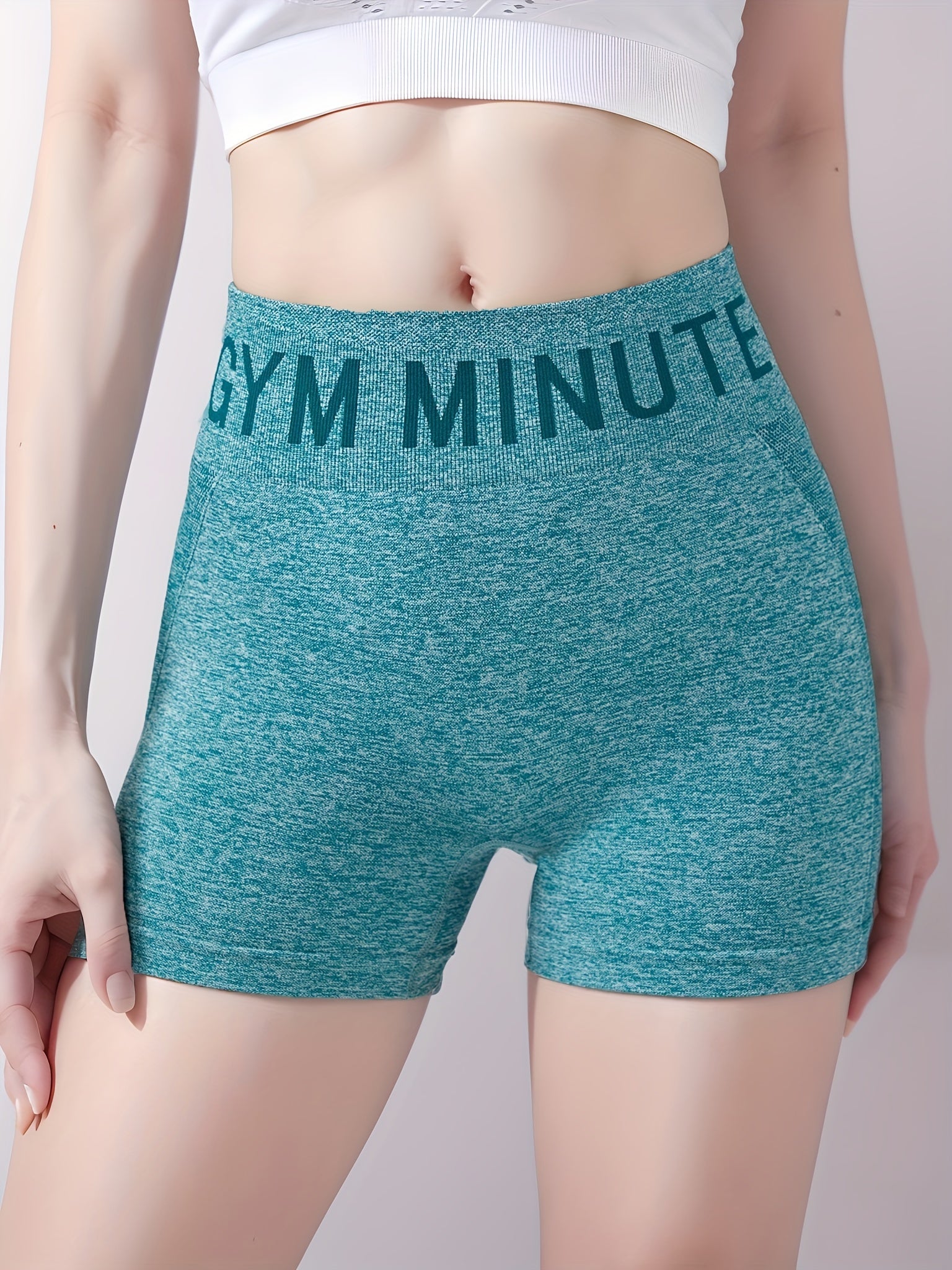 Seamless Butt Lift Yoga Shorts High Waist Tummy Control Sports Shorts