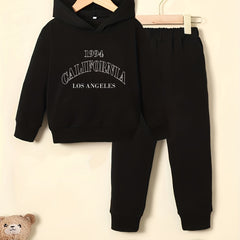 CALIFORNIA Boy's 2pcs Hoodie & Sweatpants Set Spring Fall Winter