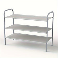 3 Tier Shoe Rack Storage Organizer Metal Tube Home Decor Gift Man Woman