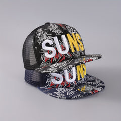 Hip Hop Letter Embroidered Baseball Cap for Band Performance