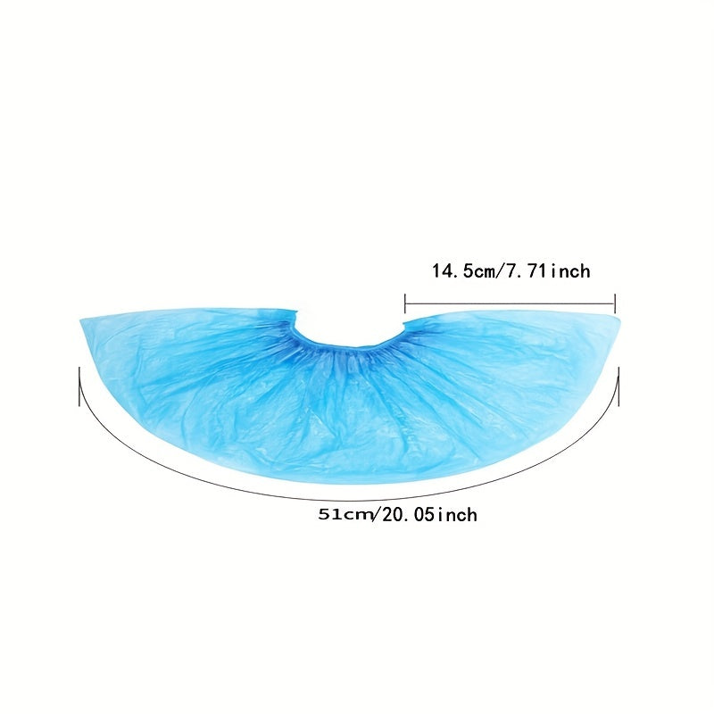100PCS Medical Waterproof Shoe Covers Disposable Overshoes Mud-proof