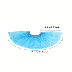 100PCS Medical Waterproof Shoe Covers Disposable Overshoes Mud-proof