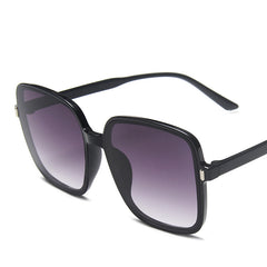 Gradient Square Sunglasses for Women, Large Frame Eyewear