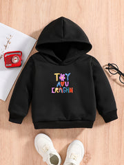Baby Boys Letter Graphic Pullover Top Hoodie