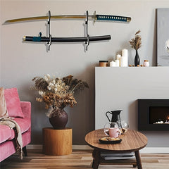 Sword Collection Display Rack Wall Mounted