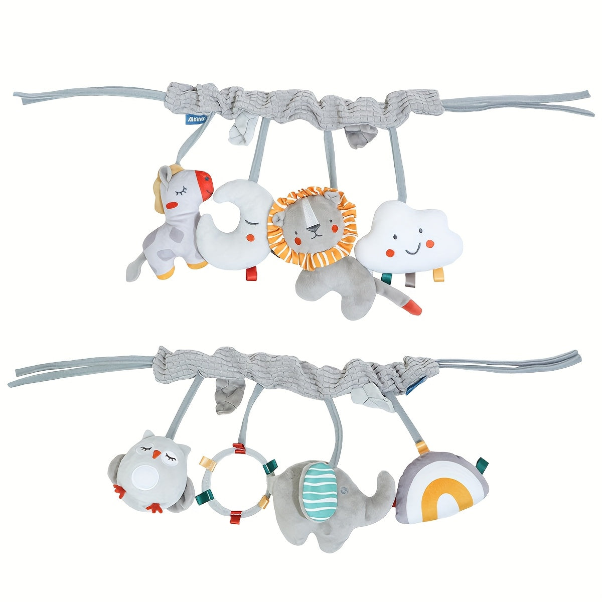 Baby Cartoon Car Pendant Soothing Cloth Toy Gift