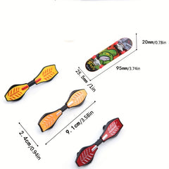 Mini Finger Scooter Roller Skating Shoe Set Tool Assembly