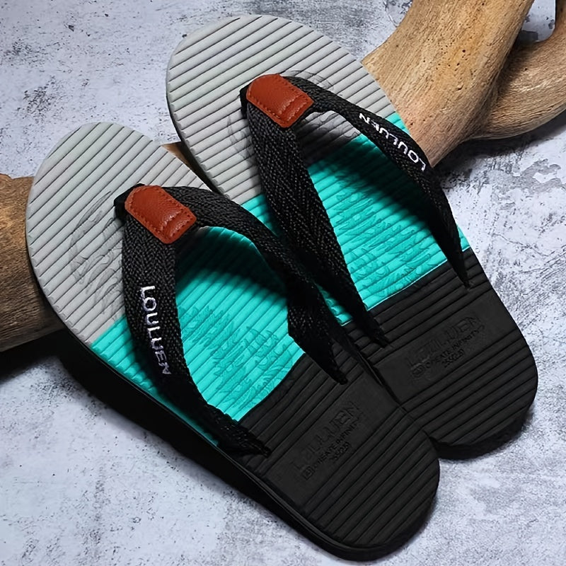 Men's Lightweight Non Slip Flip Flops for Beach