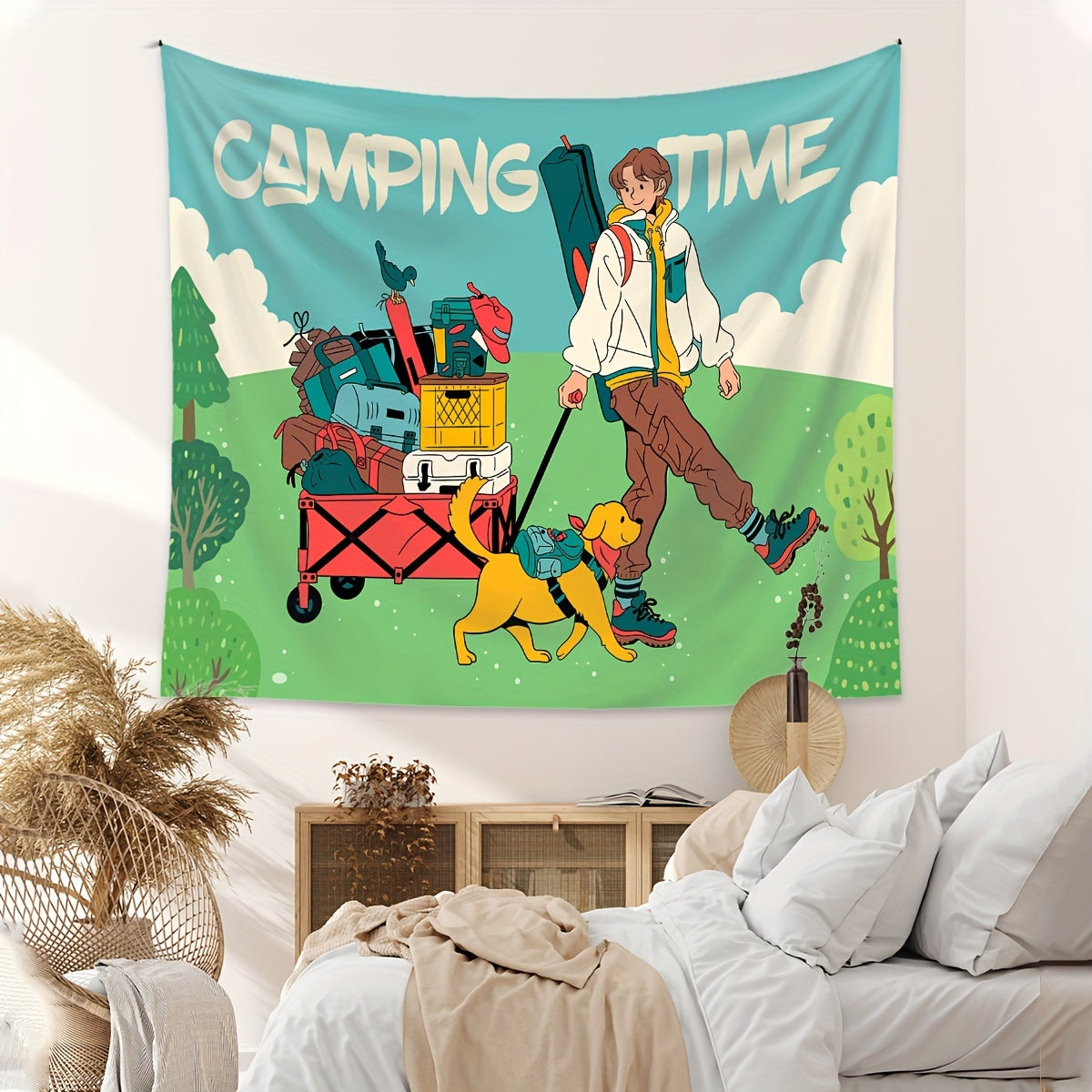 Tapestry Hanging Cloth Wall Hanging Bedroom Living Room Study Decoration