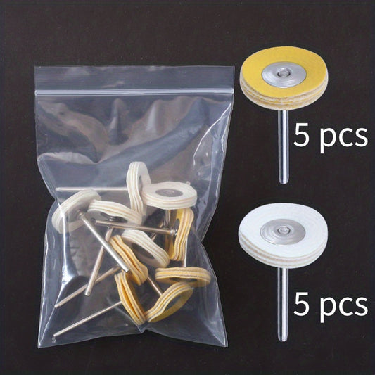 10pcs Leather Buffing Wheel 3x25mm Polishing Grinding Disc Rotary Tool