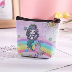 Mermaid Coin Purse for Girls, Small Zipper Storage Bag